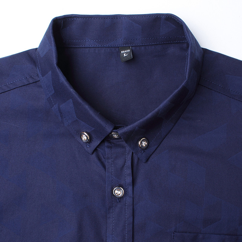 2023 új őszi férfi csekk nyomtatású hosszú ujjú ing Üzleti alkalmi divat klasszikus stílusú márka ing Férfi ruhák