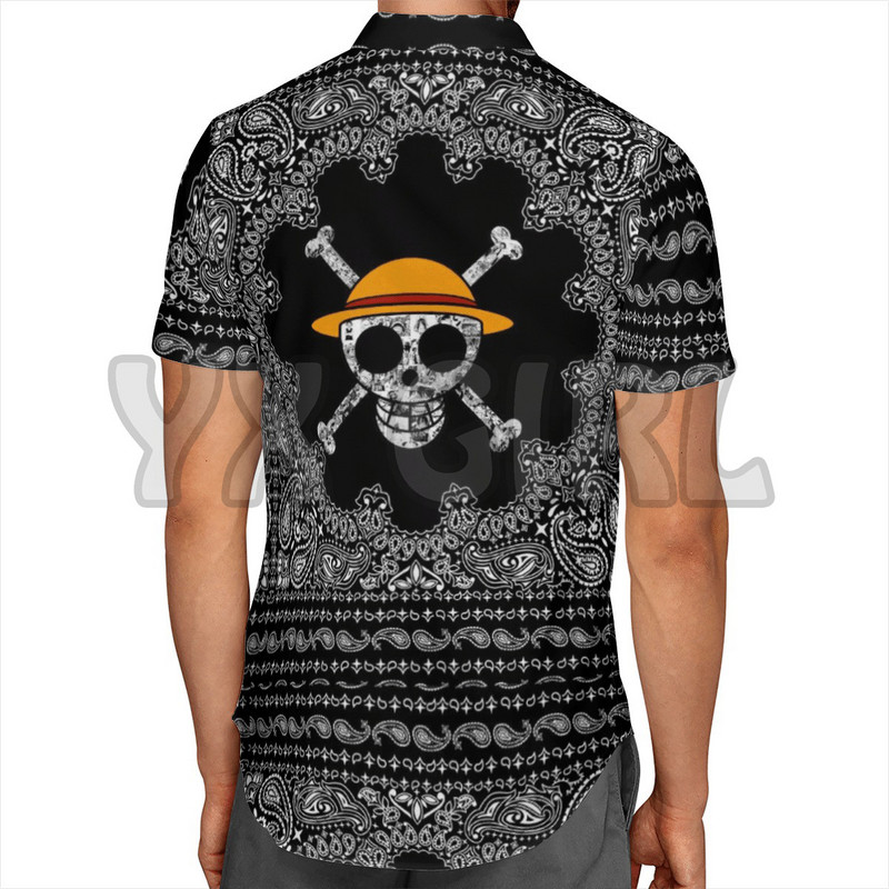 Καλοκαιρινά πουκάμισα Master Roshi 3D All Over Printed Hawaiian Πουκάμισο Ανδρικό για Γυναικείο Harajuku Casual πουκάμισο Unisex