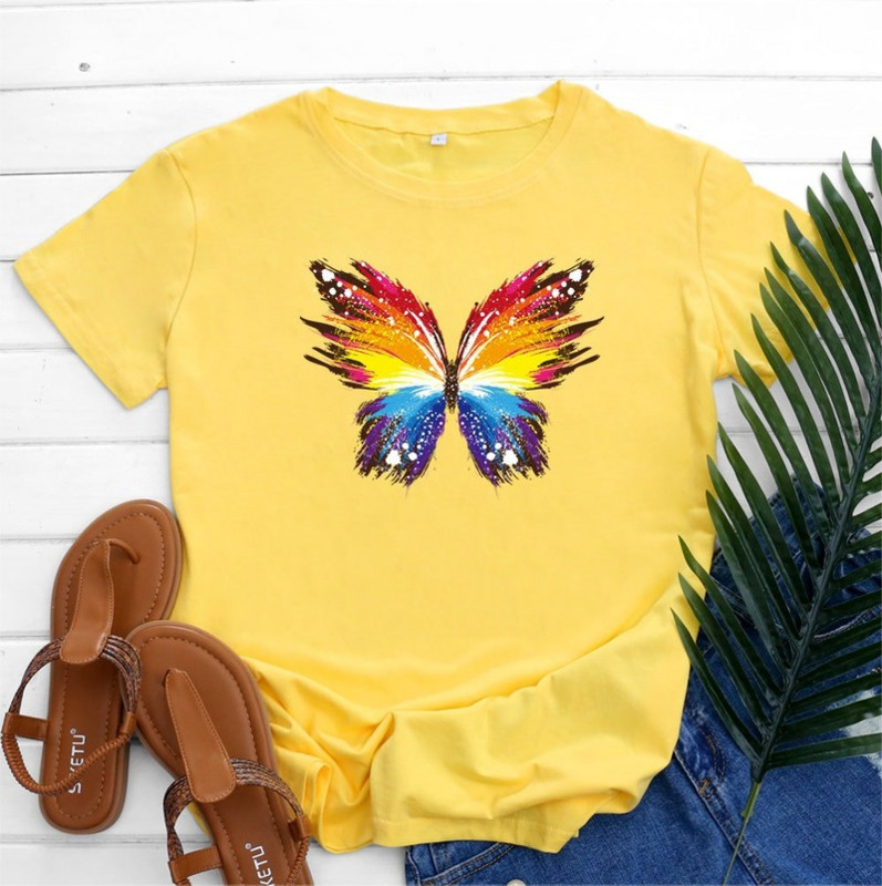 JFUNCY ülisuur naiste puuvillane T-särk Uus graafiline t-särk Naiste riided Harajuku lühikeste varrukatega naiste T-särk Naiste topid