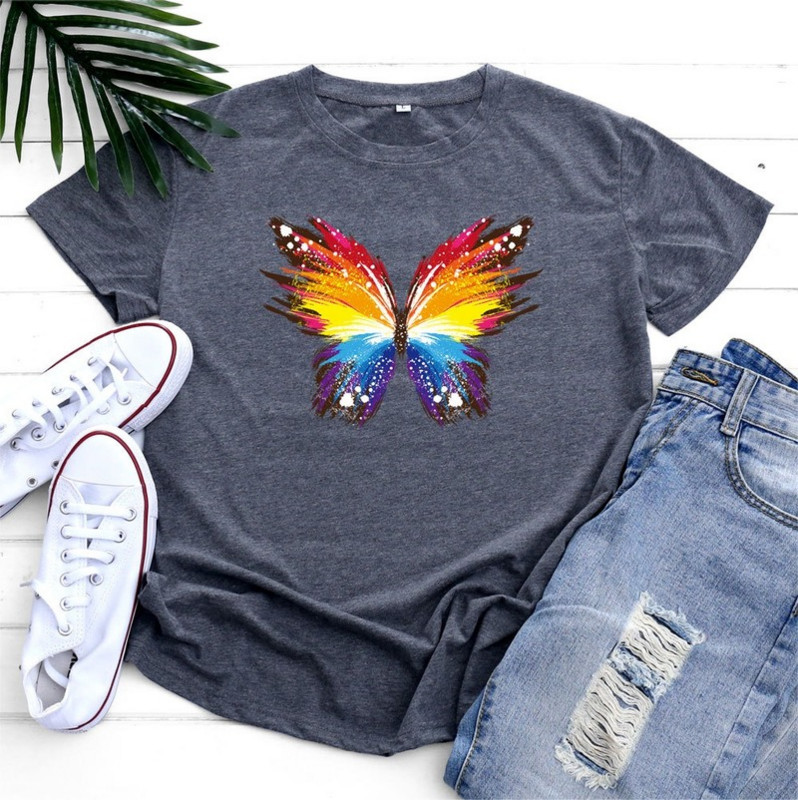 JFUNCY ülisuur naiste puuvillane T-särk Uus graafiline t-särk Naiste riided Harajuku lühikeste varrukatega naiste T-särk Naiste topid