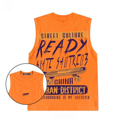 2022. gada jauna vasara Jauni vīriešu topi Hip Hop Modes bezpiedurknēm ar apdruku, grafiski topi Vīriešu ikdienas vīriešu apģērbi, brīvas veste vīriešiem