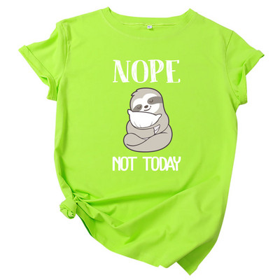 JFUNCY 100% kokvilnas sieviešu krekli Lielizmēra T-krekls ar īsām piedurknēm Vasaras brīvs T-krekls Jauni karikatūras apdrukas sieviešu topi