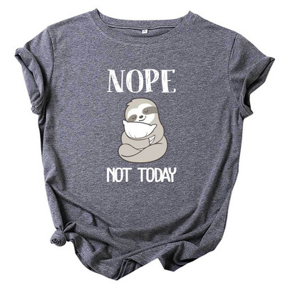 JFUNCY 100% kokvilnas sieviešu krekli Lielizmēra T-krekls ar īsām piedurknēm Vasaras brīvs T-krekls Jauni karikatūras apdrukas sieviešu topi