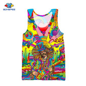 Anime 3D Print Hip Hop Tank Top Mehed Hipi Muusik Naiste Moe Vest Laps Harajuku Top Naljakas Jõusaali Muscle Kulturismi alussärk