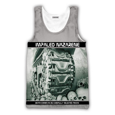 CAVVING 3D Prinditud Impaled Nazarene Band Tankid Harajuku Vest Suvine Alussärk Särgid Tänavarõivad meestele/naistele