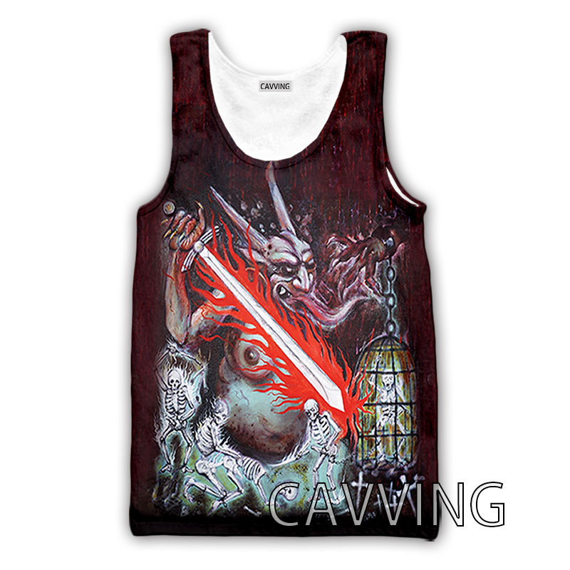 CAVVING Tricouri cu bandă nazarineană cu țeapă imprimată 3D Vestă Harajuku Tricou de vară Cămașă Streetwear pentru bărbați/femei