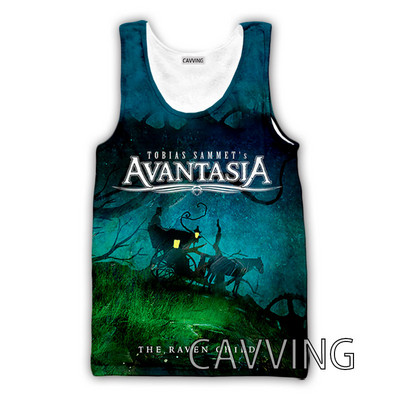 Uus mood naiste/meeste 3D-print Avantasia rokitopsid Harajuku vest Suvine alussärk Särgid Tänavarõivad