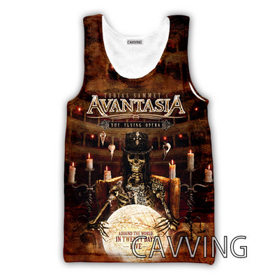 Uus mood naiste/meeste 3D-print Avantasia rokitopsid Harajuku vest Suvine alussärk Särgid Tänavarõivad