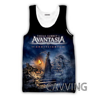 Uus mood naiste/meeste 3D-print Avantasia rokitopsid Harajuku vest Suvine alussärk Särgid Tänavarõivad
