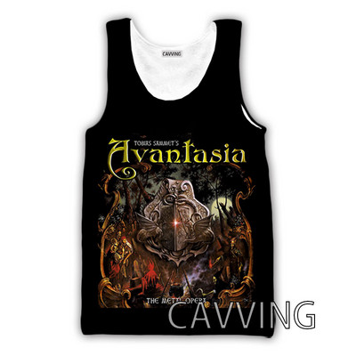 Uus mood naiste/meeste 3D-print Avantasia rokitopsid Harajuku vest Suvine alussärk Särgid Tänavarõivad