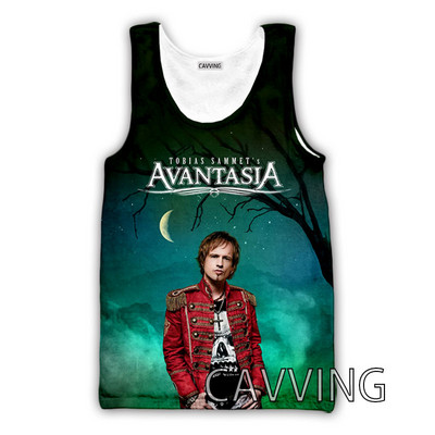 Uus mood naiste/meeste 3D-print Avantasia rokitopsid Harajuku vest Suvine alussärk Särgid Tänavarõivad