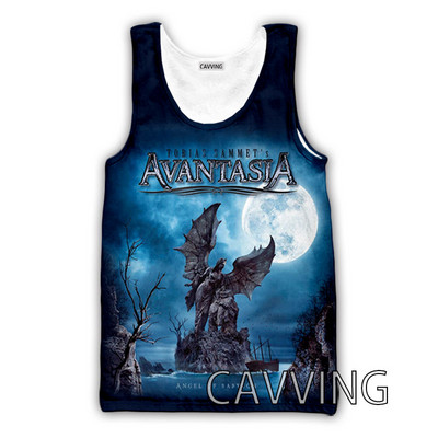 Uus mood naiste/meeste 3D-print Avantasia rokitopsid Harajuku vest Suvine alussärk Särgid Tänavarõivad