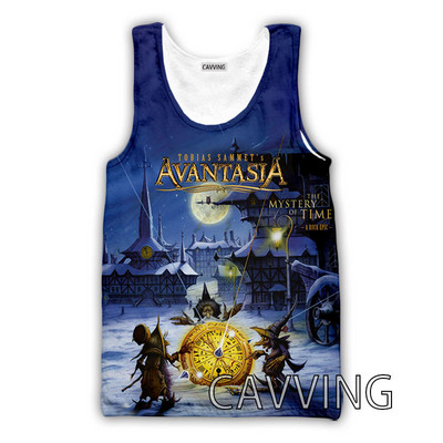 Uus mood naiste/meeste 3D-print Avantasia rokitopsid Harajuku vest Suvine alussärk Särgid Tänavarõivad