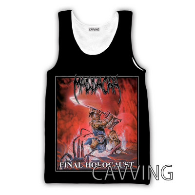 CAVVING 3D Prinditud Massacra Rock Tankitopid Harajuku Vest Suvine Alussärk Särgid Tänavarõivad meestele/naistele
