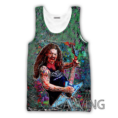 CAVVING 3D spausdinta roko juostos viršutiniai marškinėliai Harajuku liemenė Vasariniai apatiniai marškinėliai Gatvės drabužiai vyrams / moterims