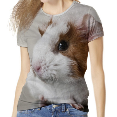 Naiste T-särk Mujer Armsa Hamstri mustriga Harajuku Camisetas Ümarkaelusega Unisex Naiste riided 3D-print 2022 Uued Femme Tees Lõbusad