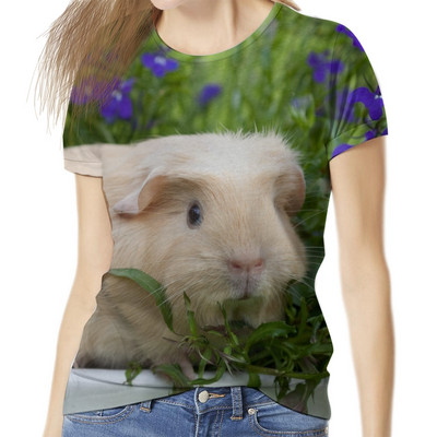 Naiste T-särk Mujer Armsa Hamstri mustriga Harajuku Camisetas Ümarkaelusega Unisex Naiste riided 3D-print 2022 Uued Femme Tees Lõbusad