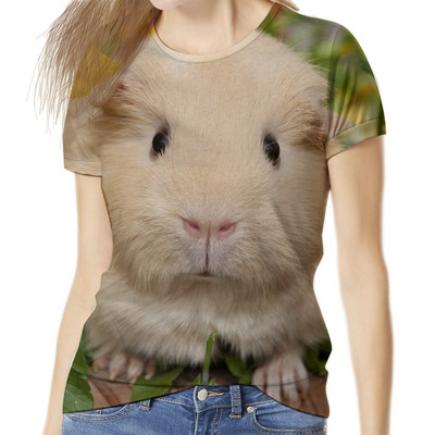 Naiste T-särk Mujer Armsa Hamstri mustriga Harajuku Camisetas Ümarkaelusega Unisex Naiste riided 3D-print 2022 Uued Femme Tees Lõbusad