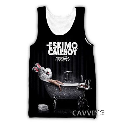 CAVVING 3D Printed Eskimo Callboy Потници Harajuku Жилетка Лятна долна тениска Ризи Streetwear за мъже/жени