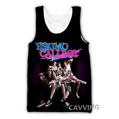 CAVVING 3D Prinditud Eskimo Callboy Tankitopid Harajuku Vest Suvine Alussärk Särgid Tänavarõivad meestele/naistele