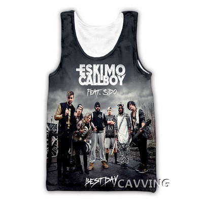 CAVVING 3D Prinditud Eskimo Callboy Tankitopid Harajuku Vest Suvine Alussärk Särgid Tänavarõivad meestele/naistele