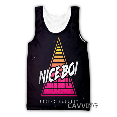 CAVVING 3D Prinditud Eskimo Callboy Tankitopid Harajuku Vest Suvine Alussärk Särgid Tänavarõivad meestele/naistele