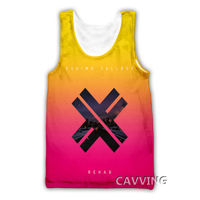 CAVVING 3D Prinditud Eskimo Callboy Tankitopid Harajuku Vest Suvine Alussärk Särgid Tänavarõivad meestele/naistele