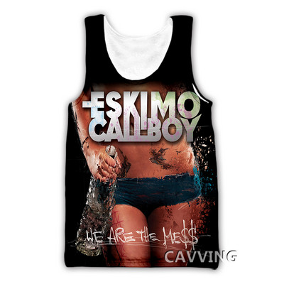 CAVVING 3D Prinditud Eskimo Callboy Tankitopid Harajuku Vest Suvine Alussärk Särgid Tänavarõivad meestele/naistele