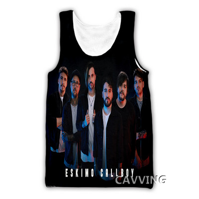 CAVVING 3D Prinditud Eskimo Callboy Tankitopid Harajuku Vest Suvine Alussärk Särgid Tänavarõivad meestele/naistele