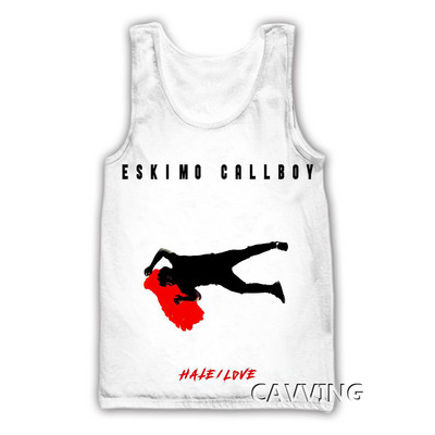CAVVING 3D Prinditud Eskimo Callboy Tankitopid Harajuku Vest Suvine Alussärk Särgid Tänavarõivad meestele/naistele
