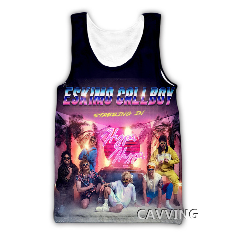 CAVVING 3D Prinditud Eskimo Callboy Tankitopid Harajuku Vest Suvine Alussärk Särgid Tänavarõivad meestele/naistele