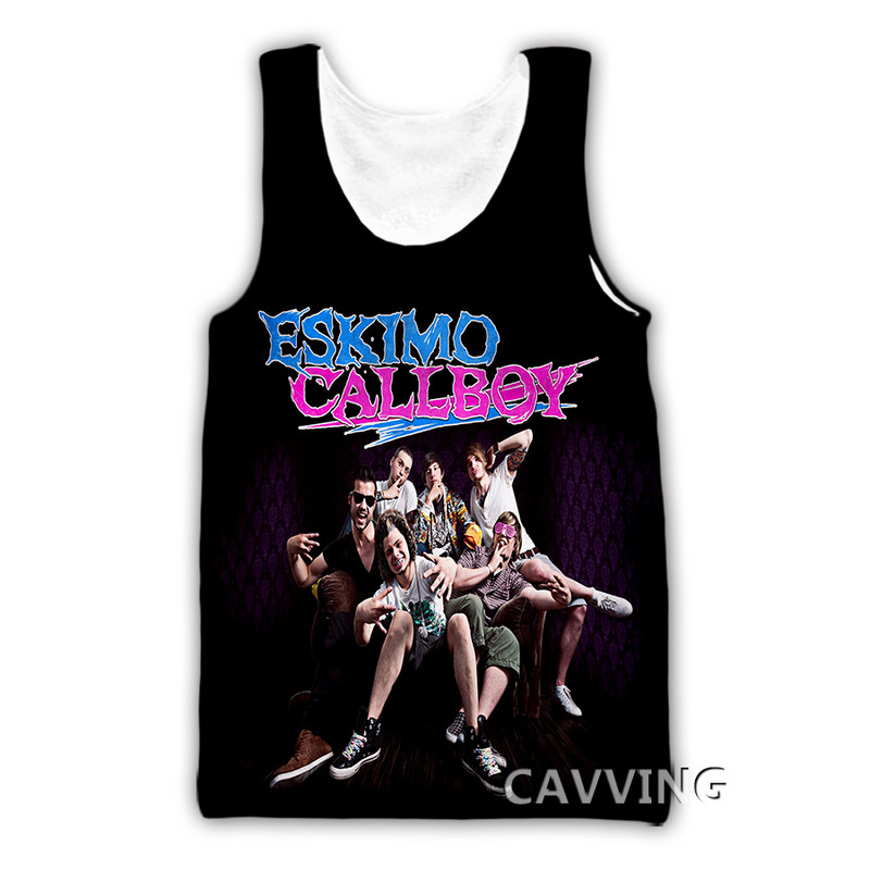 CAVVING 3D Prinditud Eskimo Callboy Tankitopid Harajuku Vest Suvine Alussärk Särgid Tänavarõivad meestele/naistele