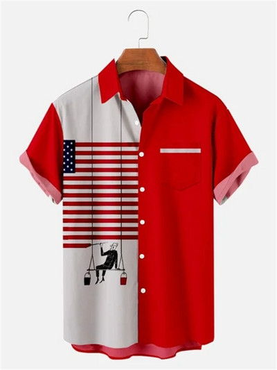 Nova bijela crna kreativna vruća rasprodaja za plažu 2022. 3D digitalno ispisana prugasta ležerna Solapa majica kratkih rukava S - 5xl