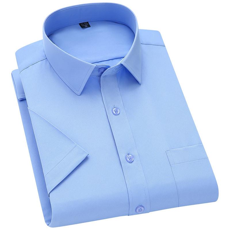 Meeste triibuline soliidne lühikeste varrukatega särk, suvine äriline liibuv punane toimne tavaline kleit seltskondlik peokontor pulmarõivad