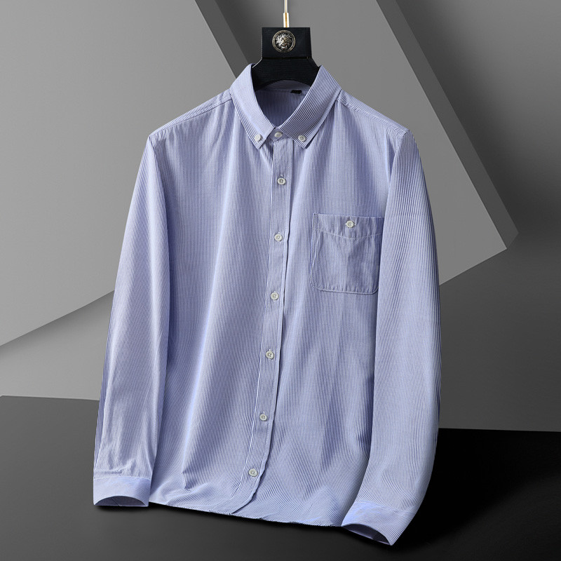 Ανδρικό πουκάμισο ριγέ Oversize Plus Size 6XL 7XL 8XL 10XL Fashion Casual Πράσινο Μπλε Φαρδύ μακρυμάνικο βαμβακερό πουκάμισο υψηλής ποιότητας