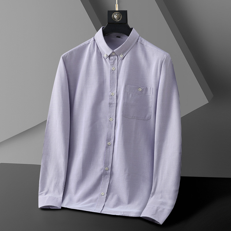 Ανδρικό πουκάμισο ριγέ Oversize Plus Size 6XL 7XL 8XL 10XL Fashion Casual Πράσινο Μπλε Φαρδύ μακρυμάνικο βαμβακερό πουκάμισο υψηλής ποιότητας