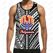 Tahiti tiara lilleline 3D prinditud varrukateta särk, Y2k mood Harajuku Beach Top Vest Särgi Dropshipi tarnijad