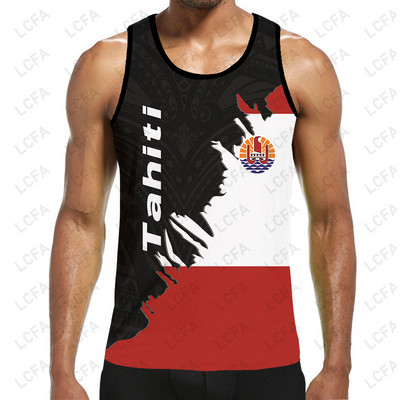 Tahiti tiara lilleline 3D prinditud varrukateta särk, Y2k mood Harajuku Beach Top Vest Särgi Dropshipi tarnijad