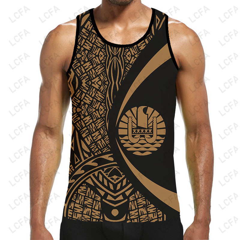 Tahiti tiara lilleline 3D prinditud varrukateta särk, Y2k mood Harajuku Beach Top Vest Särgi Dropshipi tarnijad