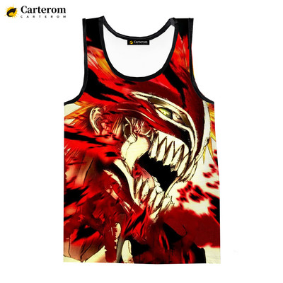 Νέο Anime Bleach 3D Tank Tops 2023 Μόδα Harajuku Streetwear Μπλουζάκια Ανδρικά Γυναικεία Casual υπερμεγέθη αμάνικα πουκάμισα Ανδρικά ρούχα