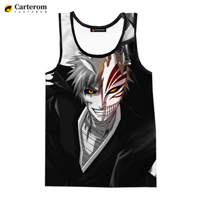 Νέο Anime Bleach 3D Tank Tops 2023 Μόδα Harajuku Streetwear Μπλουζάκια Ανδρικά Γυναικεία Casual υπερμεγέθη αμάνικα πουκάμισα Ανδρικά ρούχα