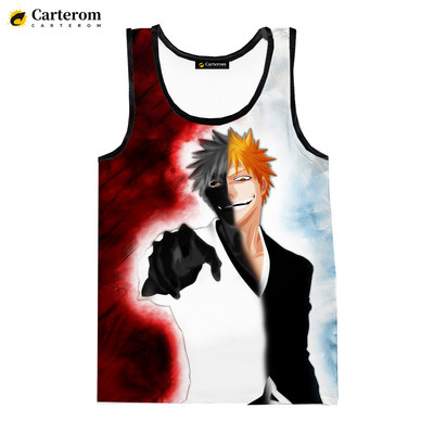 Νέο Anime Bleach 3D Tank Tops 2023 Μόδα Harajuku Streetwear Μπλουζάκια Ανδρικά Γυναικεία Casual υπερμεγέθη αμάνικα πουκάμισα Ανδρικά ρούχα