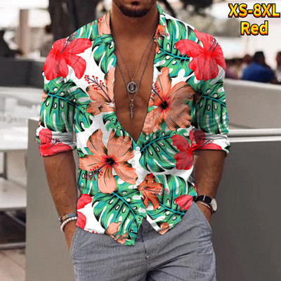 Vīriešu klasiska dizaina jauns pogāms krekls ar personalizētu apdruku ar īsām piedurknēm ikdienas ikdienas krekls Modes plāns krekls XS-8XL