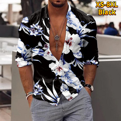 Vīriešu klasiska dizaina jauns pogāms krekls ar personalizētu apdruku ar īsām piedurknēm ikdienas ikdienas krekls Modes plāns krekls XS-8XL