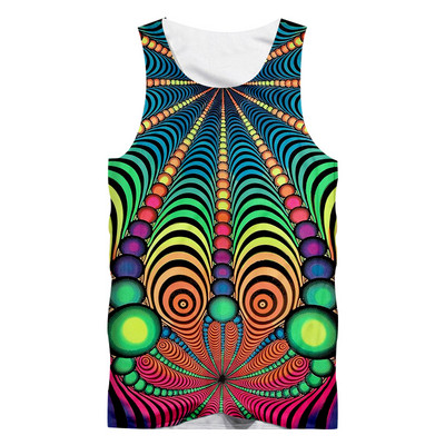 CJLM spalvoto rašto lapų dramblio viršaus vyriški gatvės drabužiai be rankovių sublimacinė hiphopo mados liemenė