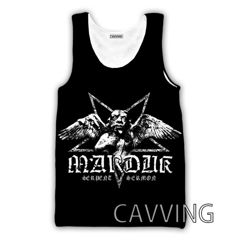 CAVVING 3D Printed Marduk BAND Tank Topi Harajuku Vest Vasaras Apakškrekls Krekli Ielu apģērbs vīriešiem/sieviešu V01