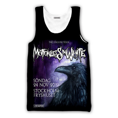 Moda nouă, femei/bărbați, imprimeu 3D, nemișcat în alb, maiouri, vestă Harajuku, maiouri de vară, cămăși Streetwear V02