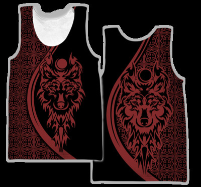 Symbol Valknut Odin Tetovanie Raven 3D Potlačená pánska vesta Harajuku Módne tričko bez rukávov Letné street Unisex tielka BX-005