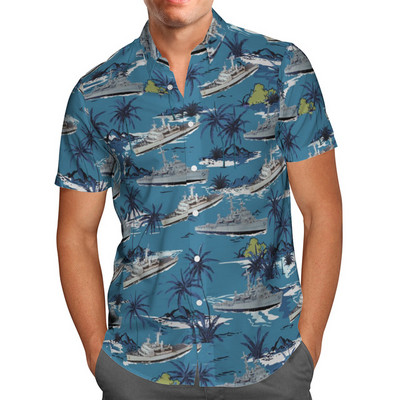 Χαβάης Καλοκαιρινό ανδρικό πουκάμισο πράσινο Anime κοντομάνικο μπλουζάκια Casual Fashion Oversized 5XL Beach Streetwear πουκάμισο Vintage Ρούχα