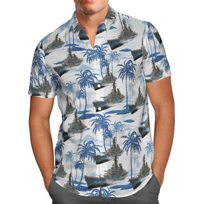 Χαβάης Καλοκαιρινό ανδρικό πουκάμισο πράσινο Anime κοντομάνικο μπλουζάκια Casual Fashion Oversized 5XL Beach Streetwear πουκάμισο Vintage Ρούχα